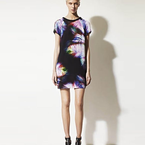 Sandro Dresses & Skirts - Sandro Paris Palm Leaf Print Shift Dress Size 3 (L)